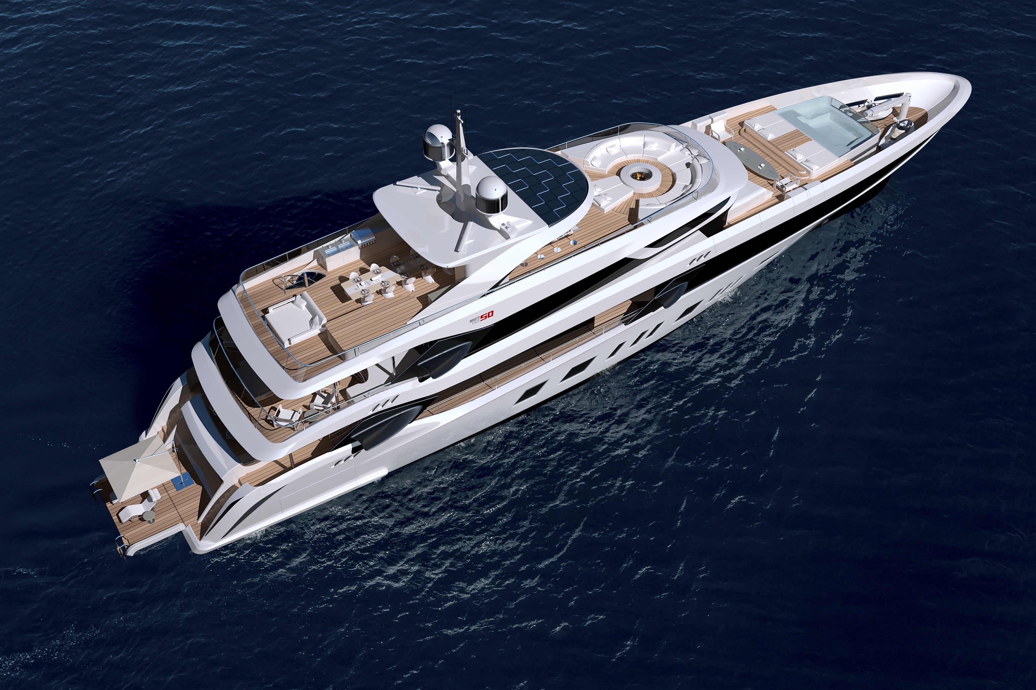 Fisker Benetti 50 yacht